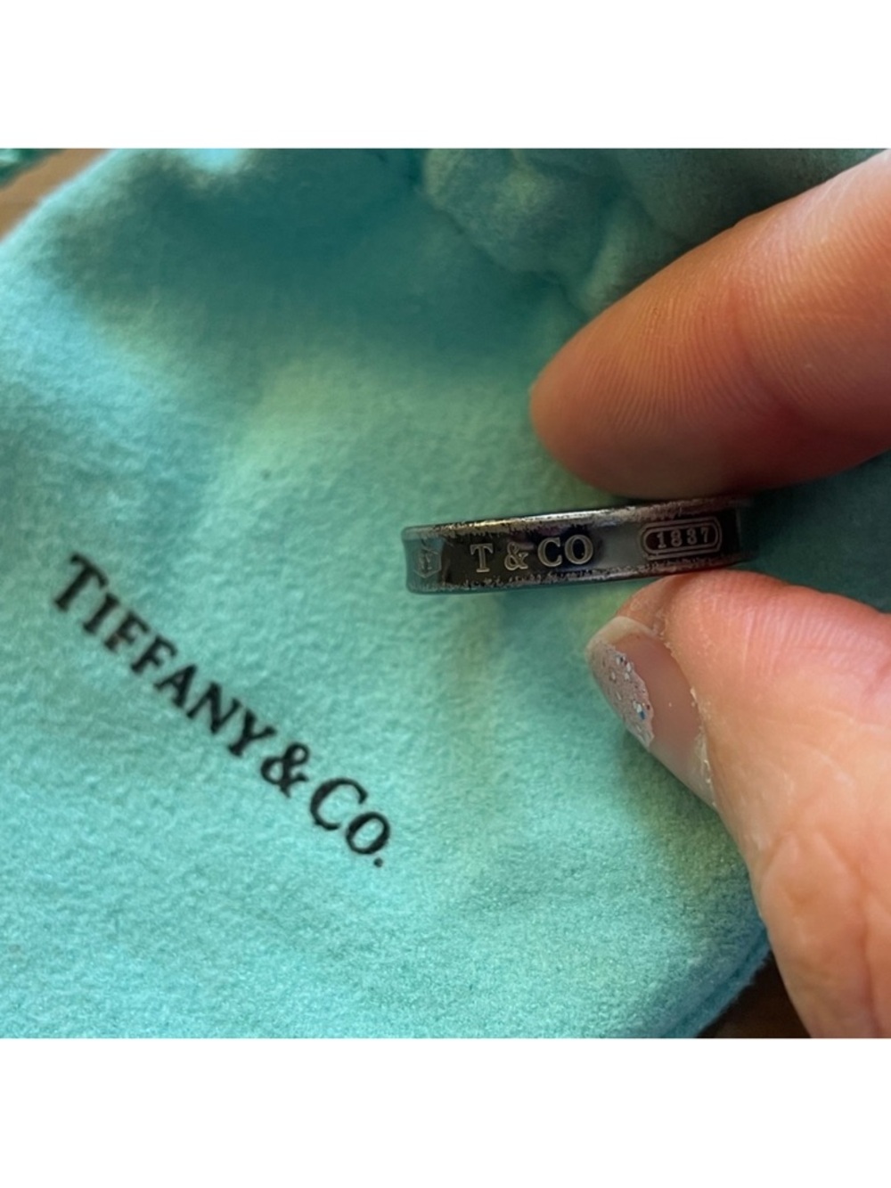 Tiffany & Co. T & CO Titanium Band Ring